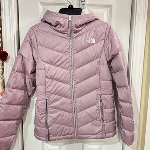 Light purple like new womens Northface Coat